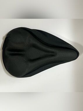 Zacro Black Padded Gel Bike Seat Cover Bicycle Saddle Cushion